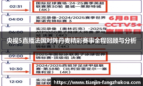 央视5直播法国对阵丹麦精彩赛事全程回顾与分析